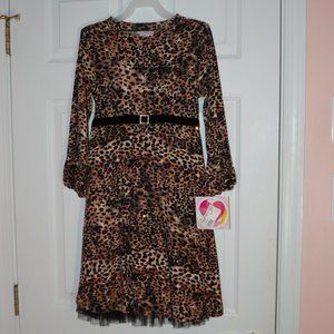 NWT Youngland girls knit dress with Sparkles - Size 12